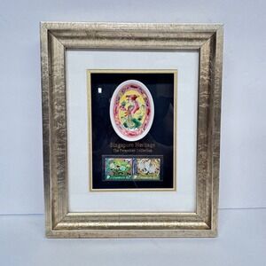 Singapore Heritage Peranakan Museum Collection Framed Dish Stamps Shadow Box